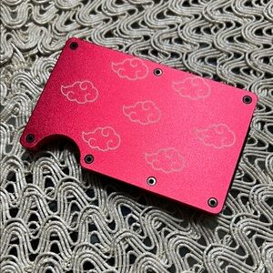 Pink Cloud Pattern Card Holder